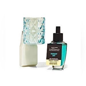 NWT Sealed special edition wallflower Light up plug and radiant sky scent